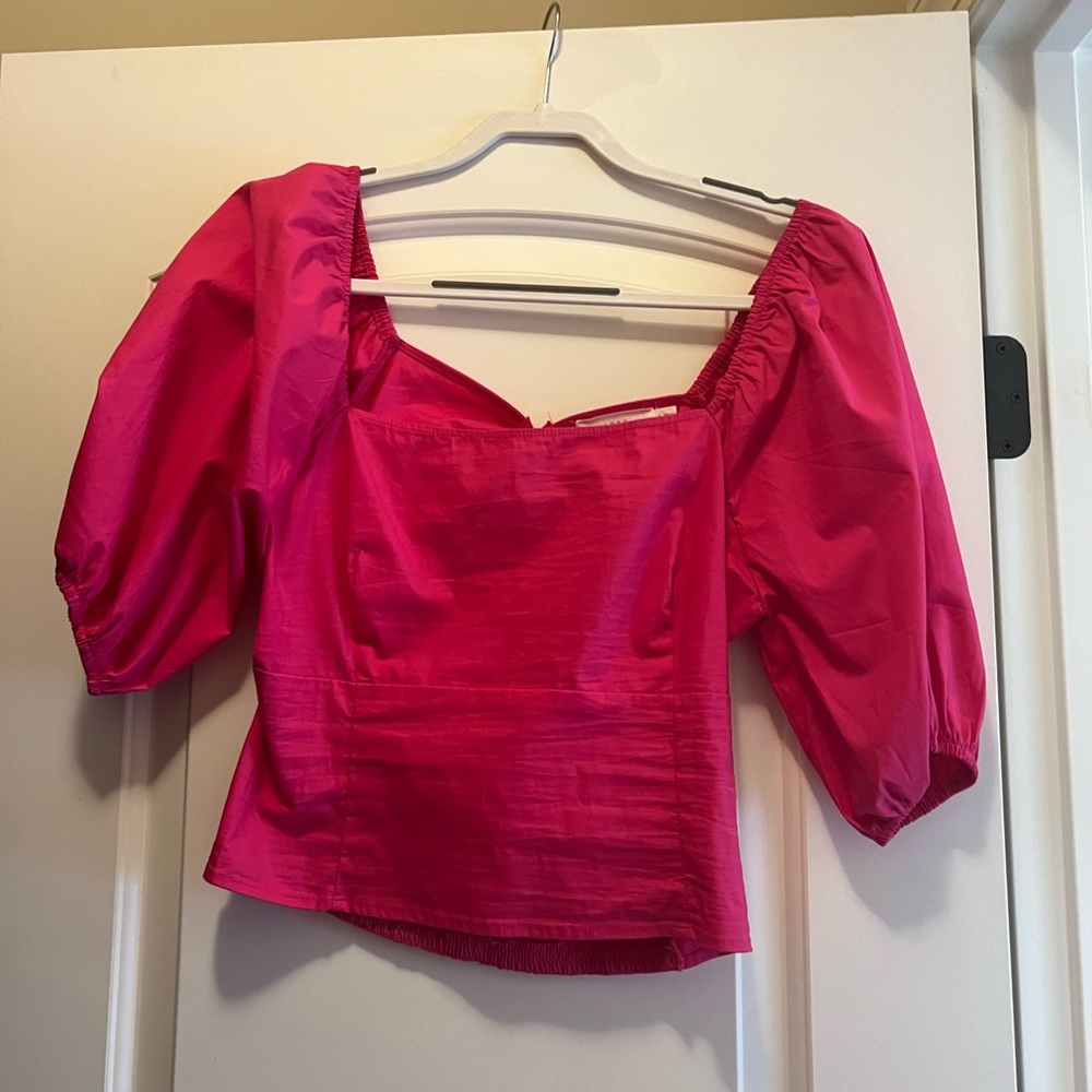 Perfect Pink Cut Out Shirt